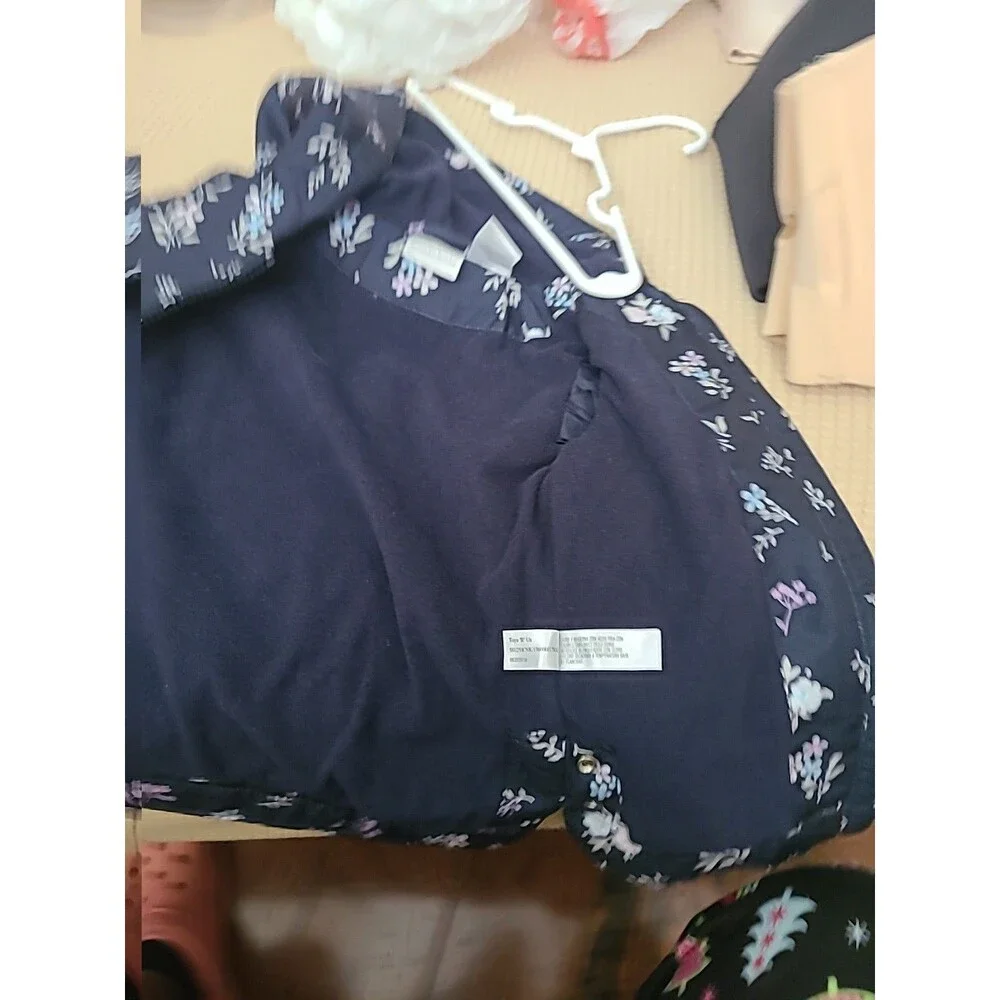 Koala Kids Floral Blue Jacket 9-12 Months Water Repellent Super!